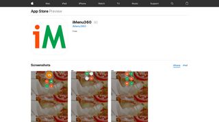 iMenu360 on the App Store - iTunes - Apple