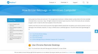 4 Ways to Use iMessage on Windows Computer - iMyFone