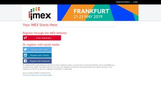 Register - IMEX Frankfurt