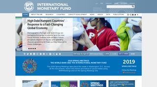 IMF -- International Monetary Fund Home Page