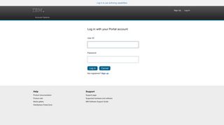 Log in with your Portal account