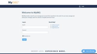 Login To MyIMG - International Medical Group - IMG Global