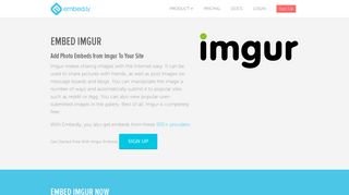 Imgur Embed Provider | Embedly