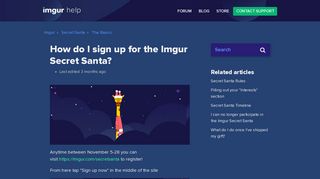 How do I sign up for the Imgur Secret Santa? – Imgur