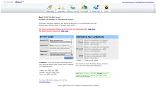 Log Into My Account :: Control Panel, Webmail ... - ImHosted.com