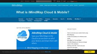 What is iMindMap Cloud & Mobile? | iMindMap Mind Mapping