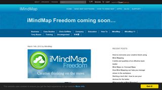 iMindMap Freedom coming soon… | iMindMap Mind Mapping