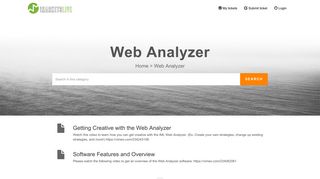 Web Analyzer - LiveAgent