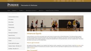 Intramural Sports - Purdue University