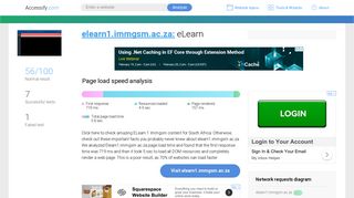 Access elearn1.immgsm.ac.za. eLearn