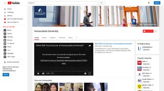 Immaculata University - YouTube