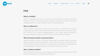 Immail | FAQ