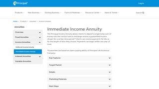 Immediate Income Annuity - Principal Advisors - Principal Financial