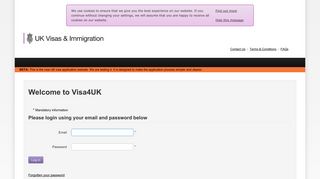 Visa4UK account - Foreign & Commonwealth Office