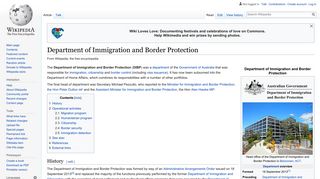 Department of Immigration and Border Protection - Wikipedia