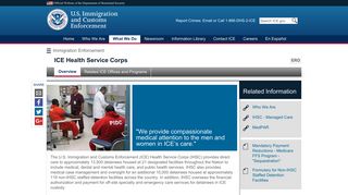 ICE Health Service Corps | ICE