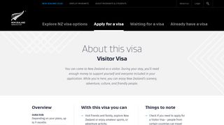 About this visa : Visitor Visa | Immigration New Zealand