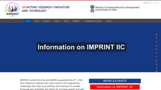IMPRINT India Initiative