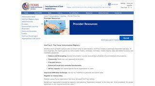 Provider Resources - Texas Department of State Health Services