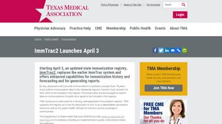 ImmTrac2 Launches April 3 - Texas Medical Association