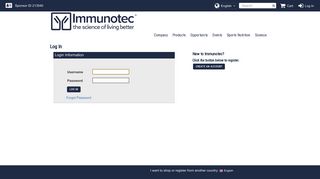 Log In - Immunotec