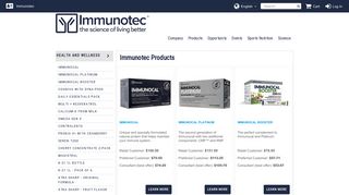 Shopping - Immunotec