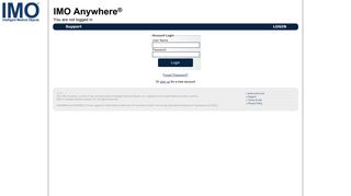 IMO Anywhere® | Login to your Account