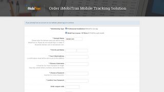 Order iMobiTrax Mobile Tracking Solution