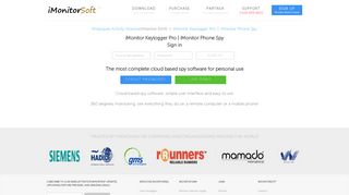 Sign in | iMonitor Keylogger Pro and iMonitor Phone Spy - iMonitorSoft