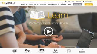 iMotions Learn: Psychophysiology eLearning Platform