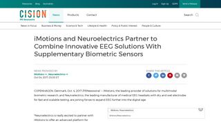 iMotions and Neuroelectrics Partner to Combine Innovative EEG ...