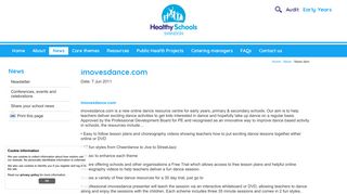 imovesdance.com - Swindon Healthy Schools