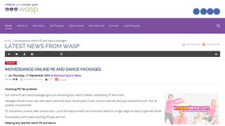 Imovesdance online PE and dance packages - Wiltshire and Swindon ...