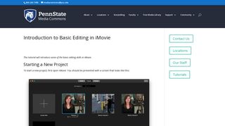 Introduction to Basic Editing in iMovie | Media Commons
