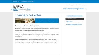Loan Service Center - Impac Mortgage Corp.