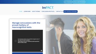 ImPACT Test for Concussion Management by ImPACT Applications