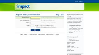 Register - Impact Credit Union Home Banking