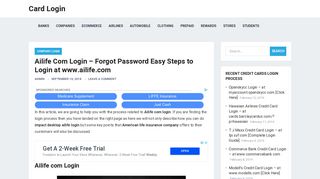 Ailife Com Login – Forgot Password Easy Steps to Login at www.ailife ...