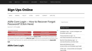 Ailife Com Login – How to Recover Forgot Password? [Click Here]