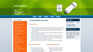 Impact Meter Services