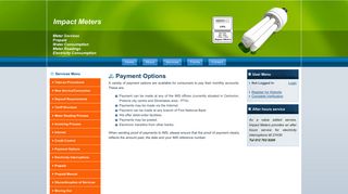 Payment Options - Impact Meters
