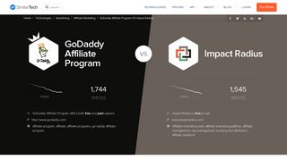 GoDaddy Affiliate Program VS Impact Radius - Affiliate Marketing ...