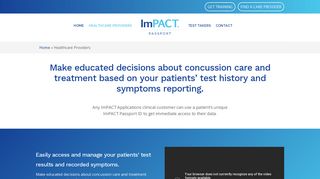 ImPACT Passport | Baseline Concussion Test App