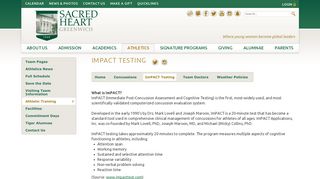 ImPACT Testing | Girls Sports in Connecticut, Prep School for Girls
