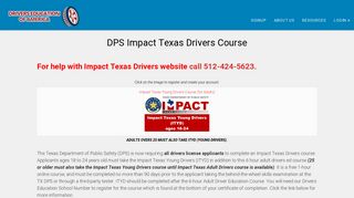 DPS Impact Texas Drivers Course | Texas Adult Drivers Education