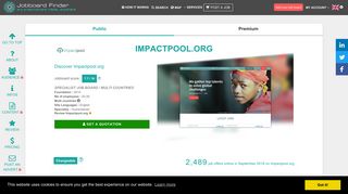 Impactpool.org : NGO Job board | Impactpool.org | Jobboard Finder