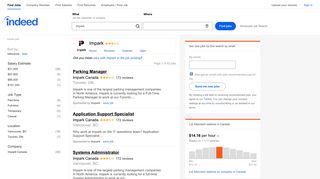 Impark Jobs (with Salaries) | Indeed.com