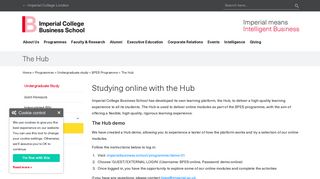 The Hub | Imperial College Business School