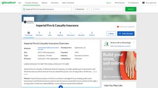 Working at Imperial Fire & Casualty Insurance | Glassdoor