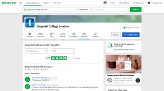 Imperial College London Employee Benefits and Perks | Glassdoor.co ...